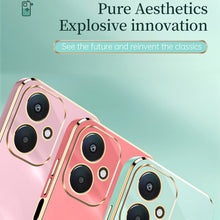 Load image into Gallery viewer, XINLI Straight Edge 6D Electroplate TPU Phone Case, For Xiaomi Redmi 13C 5G, For Xiaomi Redmi K70E, For Xiaomi 14 Pro, For Xiaomi 14, For Xiaomi Redmi Note 13 5G, For Xiaomi Redmi 13C 4G