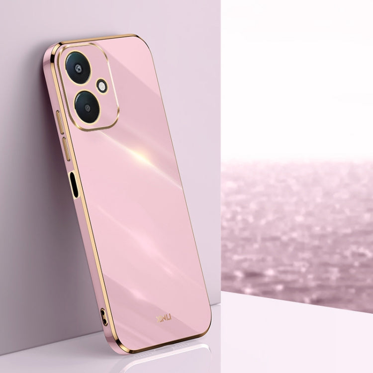 XINLI Straight Edge 6D Electroplate TPU Phone Case, For Redmi Note 14 4G 163.25mm, For Redmi Note 14 5G Global, For Redmi 14 4G, For Xiaomi Redmi Note 13 Pro 4G, For Xiaomi Redmi Note 13 4G, For Xiaomi Redmi 13C 5G