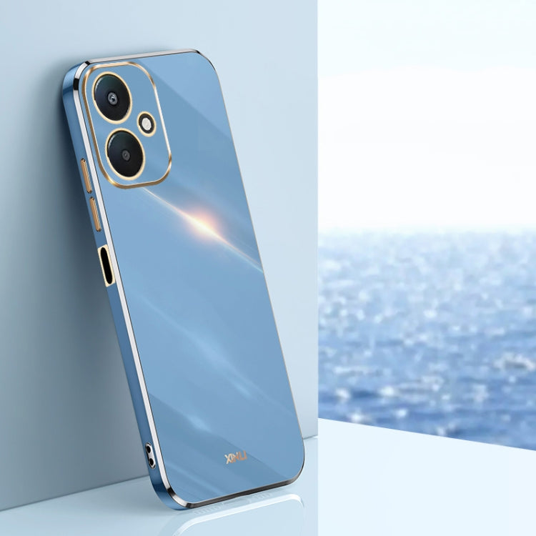 XINLI Straight Edge 6D Electroplate TPU Phone Case, For Redmi Note 14 4G 163.25mm, For Redmi Note 14 5G Global, For Redmi 14 4G, For Xiaomi Redmi Note 13 Pro 4G, For Xiaomi Redmi Note 13 4G, For Xiaomi Redmi 13C 5G