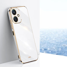 Load image into Gallery viewer, XINLI Straight Edge 6D Electroplate TPU Phone Case, For Redmi Note 14 4G 163.25mm, For Redmi Note 14 5G Global, For Redmi 14 4G, For Xiaomi Redmi Note 13 Pro 4G, For Xiaomi Redmi Note 13 4G, For Xiaomi Redmi 13C 5G