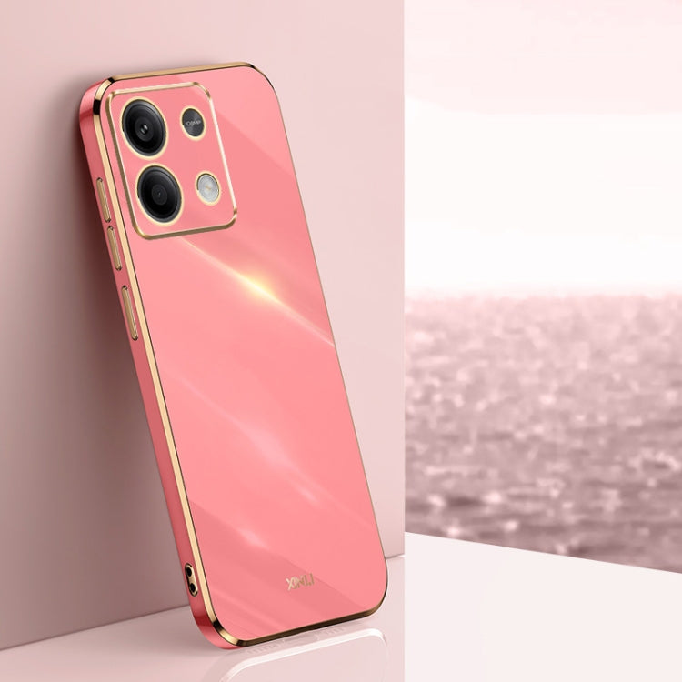 XINLI Straight Edge 6D Electroplate TPU Phone Case, For Redmi Note 14 4G 163.25mm, For Redmi Note 14 5G Global, For Redmi 14 4G, For Xiaomi Redmi Note 13 Pro 4G, For Xiaomi Redmi Note 13 4G, For Xiaomi Redmi 13C 5G