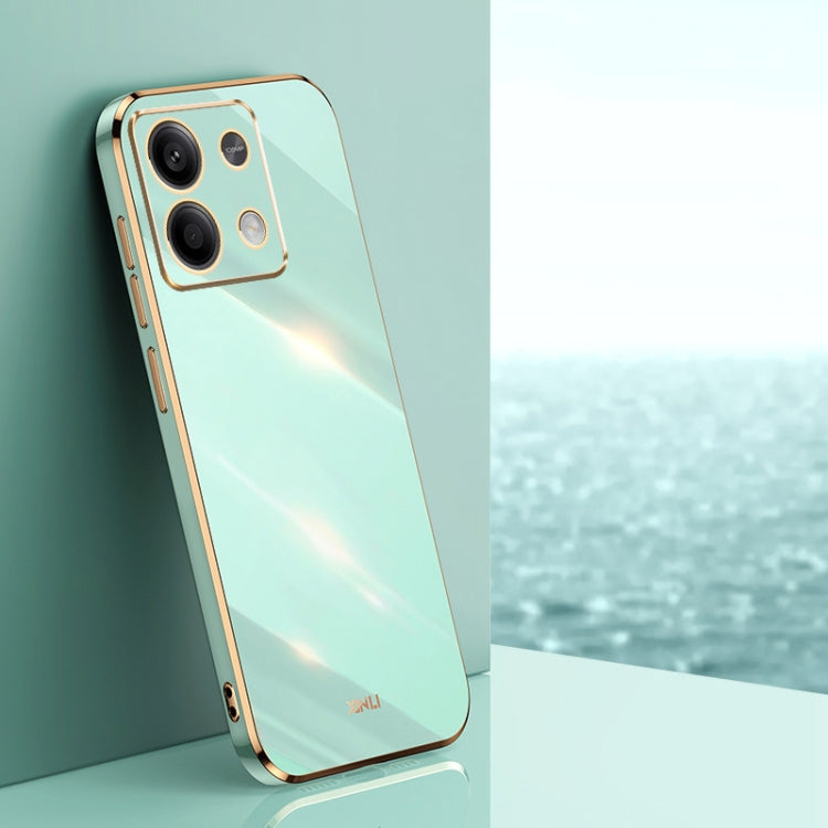 XINLI Straight Edge 6D Electroplate TPU Phone Case, For Redmi Note 14 4G 163.25mm, For Redmi Note 14 5G Global, For Redmi 14 4G, For Xiaomi Redmi Note 13 Pro 4G, For Xiaomi Redmi Note 13 4G, For Xiaomi Redmi 13C 5G