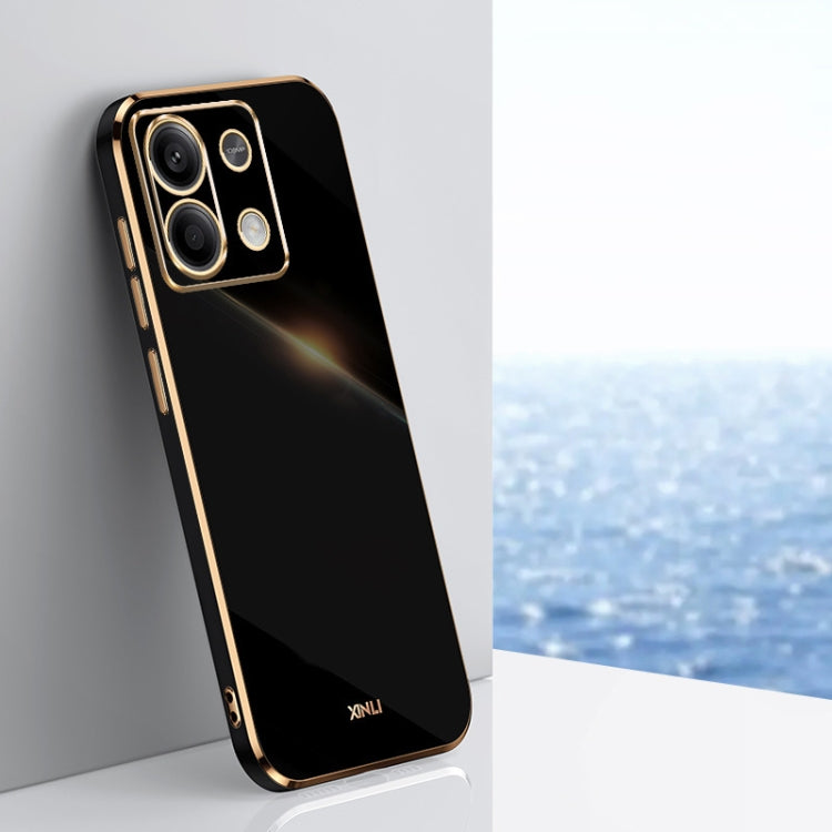 XINLI Straight Edge 6D Electroplate TPU Phone Case, For Redmi Note 14 4G 163.25mm, For Redmi Note 14 5G Global, For Redmi 14 4G, For Xiaomi Redmi Note 13 Pro 4G, For Xiaomi Redmi Note 13 4G, For Xiaomi Redmi 13C 5G