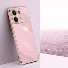 Load image into Gallery viewer, XINLI Straight Edge 6D Electroplate TPU Phone Case, For Redmi Note 14 4G 163.25mm, For Redmi Note 14 5G Global, For Redmi 14 4G, For Xiaomi Redmi Note 13 Pro 4G, For Xiaomi Redmi Note 13 4G, For Xiaomi Redmi 13C 5G