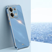 Load image into Gallery viewer, XINLI Straight Edge 6D Electroplate TPU Phone Case, For Redmi Note 14 4G 163.25mm, For Redmi Note 14 5G Global, For Redmi 14 4G, For Xiaomi Redmi Note 13 Pro 4G, For Xiaomi Redmi Note 13 4G, For Xiaomi Redmi 13C 5G