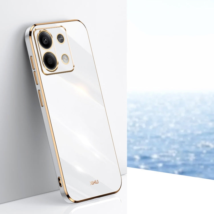 XINLI Straight Edge 6D Electroplate TPU Phone Case, For Redmi Note 14 4G 163.25mm, For Redmi Note 14 5G Global, For Redmi 14 4G, For Xiaomi Redmi Note 13 Pro 4G, For Xiaomi Redmi Note 13 4G, For Xiaomi Redmi 13C 5G