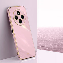 Load image into Gallery viewer, XINLI Straight Edge 6D Electroplate TPU Phone Case, For Redmi Note 14 4G 163.25mm, For Redmi Note 14 5G Global, For Redmi 14 4G, For Xiaomi Redmi Note 13 Pro 4G, For Xiaomi Redmi Note 13 4G, For Xiaomi Redmi 13C 5G