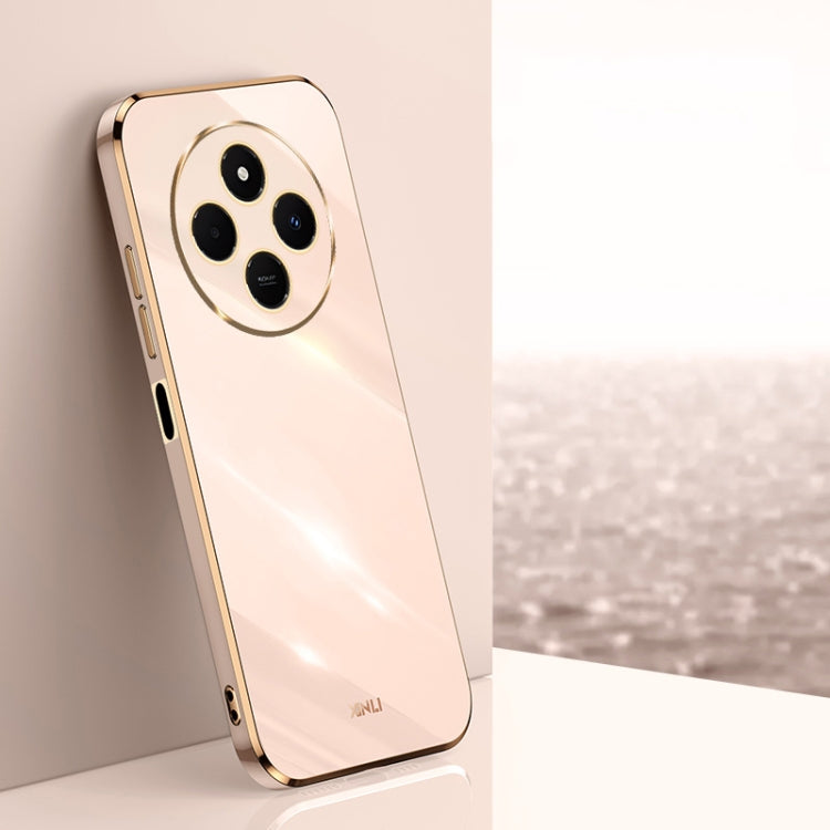 XINLI Straight Edge 6D Electroplate TPU Phone Case, For Redmi Note 14 4G 163.25mm, For Redmi Note 14 5G Global, For Redmi 14 4G, For Xiaomi Redmi Note 13 Pro 4G, For Xiaomi Redmi Note 13 4G, For Xiaomi Redmi 13C 5G
