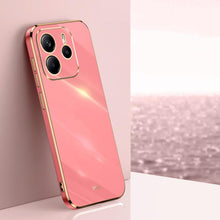 Load image into Gallery viewer, XINLI Straight Edge 6D Electroplate TPU Phone Case, For Redmi Note 14 4G 163.25mm, For Redmi Note 14 5G Global, For Redmi 14 4G, For Xiaomi Redmi Note 13 Pro 4G, For Xiaomi Redmi Note 13 4G, For Xiaomi Redmi 13C 5G