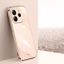 Load image into Gallery viewer, XINLI Straight Edge 6D Electroplate TPU Phone Case, For Redmi Note 14 4G 163.25mm, For Redmi Note 14 5G Global, For Redmi 14 4G, For Xiaomi Redmi Note 13 Pro 4G, For Xiaomi Redmi Note 13 4G, For Xiaomi Redmi 13C 5G