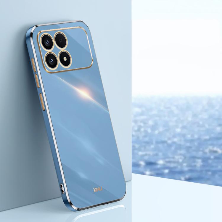 XINLI Straight Edge 6D Electroplate TPU Phone Case, For Redmi Note 15 Pro 4G Global 163.2mm, For Redmi K90 / Poco F8 Pro, For Redmi 15 5G Global / 4G SEA 169.5, For Redmi 15 5G / 4G EU 171mm, For Redmi A5 4G 171.7mm / Poco C71, For Redmi Turbo 4 Pro