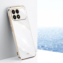 Load image into Gallery viewer, XINLI Straight Edge 6D Electroplate TPU Phone Case, For Redmi K90 / Poco F8 Pro, For Redmi 15 5G Global / 4G SEA 169.5, For Redmi 15 5G / 4G EU 171mm, For Redmi A5 4G 171.7mm / Poco C71, For Redmi Turbo 4 Pro, For Redmi Note 14 Pro 4G Global