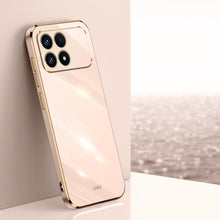 Load image into Gallery viewer, XINLI Straight Edge 6D Electroplate TPU Phone Case, For Redmi K90 / Poco F8 Pro, For Redmi 15 5G Global / 4G SEA 169.5, For Redmi 15 5G / 4G EU 171mm, For Redmi A5 4G 171.7mm / Poco C71, For Redmi Turbo 4 Pro, For Redmi Note 14 Pro 4G Global