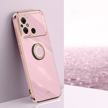 Load image into Gallery viewer, XINLI Straight Edge 6D Electroplate TPU Phone Case with Ring Holder, For Xiaomi Civi 3 5G, For Xiaomi Poco C55 4G, For Xiaomi Redmi Note 12 5G Global