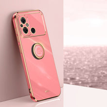 Load image into Gallery viewer, XINLI Straight Edge 6D Electroplate TPU Phone Case with Ring Holder, For Xiaomi Civi 3 5G, For Xiaomi Poco C55 4G, For Xiaomi Redmi Note 12 5G Global