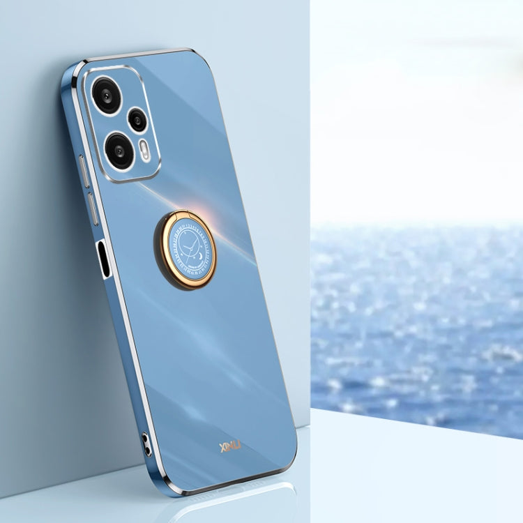 XINLI Straight Edge 6D Electroplate TPU Phone Case with Ring Holder, For Xiaomi Redmi Note 12R, For Xiaomi Redmi K70, For Xiaomi Redmi 12 4G, For Xiaomi Redmi Note 12S 4G, For Xiaomi Redmi Note 12 Pro 4G, For Xiaomi Redmi Note 12 Turbo