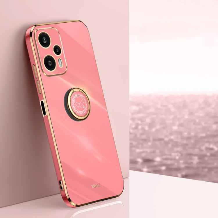 XINLI Straight Edge 6D Electroplate TPU Phone Case with Ring Holder, For Xiaomi Redmi Note 12R, For Xiaomi Redmi K70, For Xiaomi Redmi 12 4G, For Xiaomi Redmi Note 12S 4G, For Xiaomi Redmi Note 12 Pro 4G, For Xiaomi Redmi Note 12 Turbo