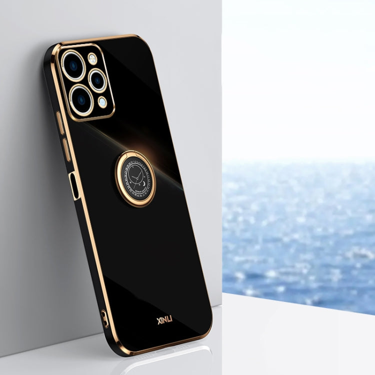 XINLI Straight Edge 6D Electroplate TPU Phone Case with Ring Holder, For Xiaomi Redmi Note 12R, For Xiaomi Redmi K70, For Xiaomi Redmi 12 4G, For Xiaomi Redmi Note 12S 4G, For Xiaomi Redmi Note 12 Pro 4G, For Xiaomi Redmi Note 12 Turbo