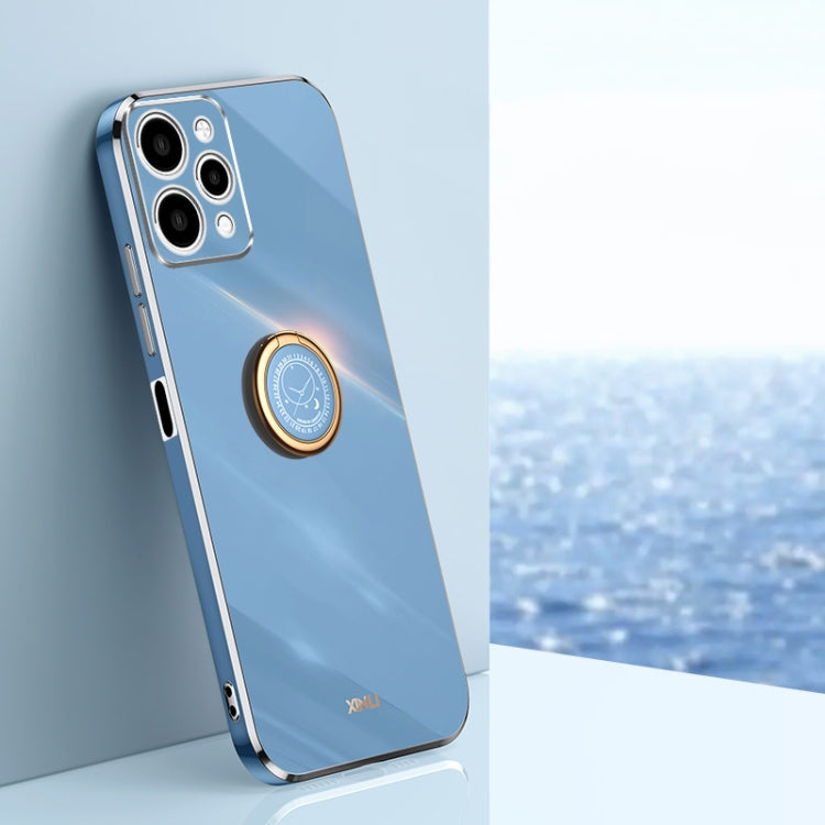 XINLI Straight Edge 6D Electroplate TPU Phone Case with Ring Holder, For Xiaomi Redmi Note 12R, For Xiaomi Redmi K70, For Xiaomi Redmi 12 4G, For Xiaomi Redmi Note 12S 4G, For Xiaomi Redmi Note 12 Pro 4G, For Xiaomi Redmi Note 12 Turbo