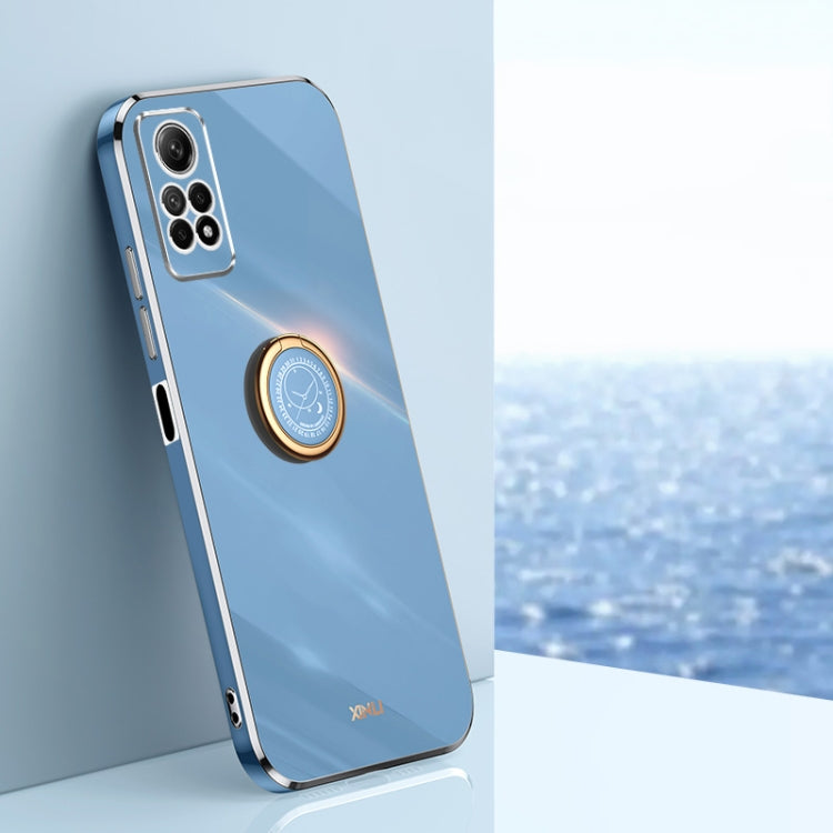 XINLI Straight Edge 6D Electroplate TPU Phone Case with Ring Holder, For Xiaomi Redmi Note 12R, For Xiaomi Redmi K70, For Xiaomi Redmi 12 4G, For Xiaomi Redmi Note 12S 4G, For Xiaomi Redmi Note 12 Pro 4G, For Xiaomi Redmi Note 12 Turbo