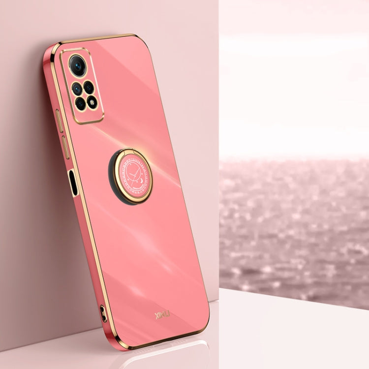 XINLI Straight Edge 6D Electroplate TPU Phone Case with Ring Holder, For Xiaomi Redmi Note 12R, For Xiaomi Redmi K70, For Xiaomi Redmi 12 4G, For Xiaomi Redmi Note 12S 4G, For Xiaomi Redmi Note 12 Pro 4G, For Xiaomi Redmi Note 12 Turbo