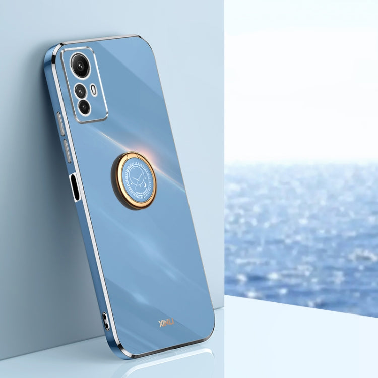 XINLI Straight Edge 6D Electroplate TPU Phone Case with Ring Holder, For Xiaomi Redmi Note 12R, For Xiaomi Redmi K70, For Xiaomi Redmi 12 4G, For Xiaomi Redmi Note 12S 4G, For Xiaomi Redmi Note 12 Pro 4G, For Xiaomi Redmi Note 12 Turbo