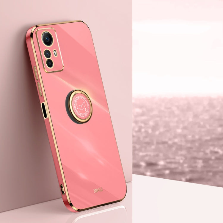 XINLI Straight Edge 6D Electroplate TPU Phone Case with Ring Holder, For Xiaomi Redmi Note 12R, For Xiaomi Redmi K70, For Xiaomi Redmi 12 4G, For Xiaomi Redmi Note 12S 4G, For Xiaomi Redmi Note 12 Pro 4G, For Xiaomi Redmi Note 12 Turbo