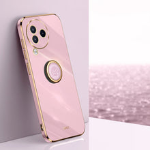 Load image into Gallery viewer, XINLI Straight Edge 6D Electroplate TPU Phone Case with Ring Holder, For Xiaomi Civi 3 5G, For Xiaomi Poco C55 4G, For Xiaomi Redmi Note 12 5G Global