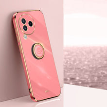Load image into Gallery viewer, XINLI Straight Edge 6D Electroplate TPU Phone Case with Ring Holder, For Xiaomi Civi 3 5G, For Xiaomi Poco C55 4G, For Xiaomi Redmi Note 12 5G Global