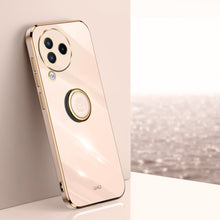 Load image into Gallery viewer, XINLI Straight Edge 6D Electroplate TPU Phone Case with Ring Holder, For Xiaomi Civi 3 5G, For Xiaomi Poco C55 4G, For Xiaomi Redmi Note 12 5G Global