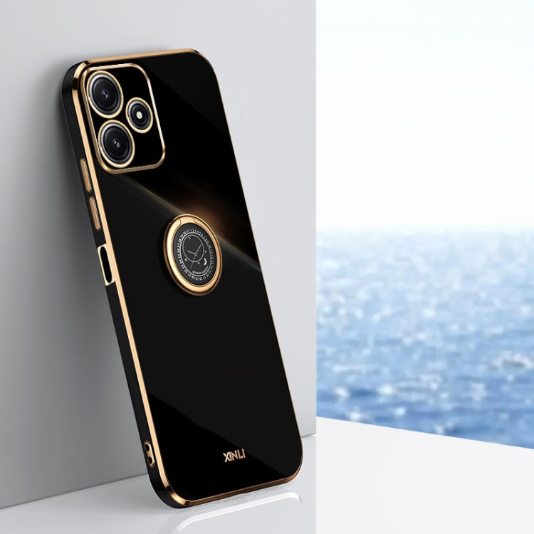 XINLI Straight Edge 6D Electroplate TPU Phone Case with Ring Holder, For Xiaomi Redmi Note 12R, For Xiaomi Redmi K70, For Xiaomi Redmi 12 4G, For Xiaomi Redmi Note 12S 4G, For Xiaomi Redmi Note 12 Pro 4G, For Xiaomi Redmi Note 12 Turbo