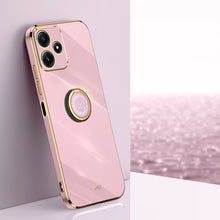 Load image into Gallery viewer, XINLI Straight Edge 6D Electroplate TPU Phone Case with Ring Holder, For Xiaomi Redmi Note 12R, For Xiaomi Redmi K70, For Xiaomi Redmi 12 4G, For Xiaomi Redmi Note 12S 4G, For Xiaomi Redmi Note 12 Pro 4G, For Xiaomi Redmi Note 12 Turbo