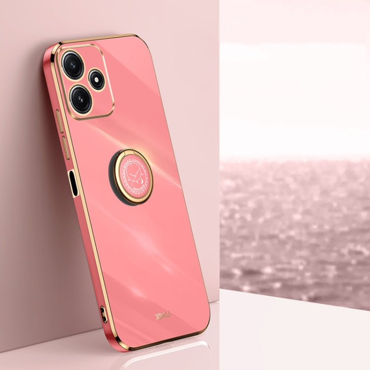 XINLI Straight Edge 6D Electroplate TPU Phone Case with Ring Holder, For Xiaomi Redmi Note 12R, For Xiaomi Redmi K70, For Xiaomi Redmi 12 4G, For Xiaomi Redmi Note 12S 4G, For Xiaomi Redmi Note 12 Pro 4G, For Xiaomi Redmi Note 12 Turbo