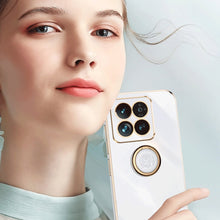 Load image into Gallery viewer, XINLI Straight Edge 6D Electroplate TPU Phone Case with Ring Holder, For Xiaomi 14, For Xiaomi Redmi Note 13 5G, For Xiaomi Redmi 13C 4G, For Xiaomi Redmi Note 13 Pro+, For Xiaomi Redmi Note 13 Pro, For Xiaomi Redmi K60 Ultra / Mi 13T