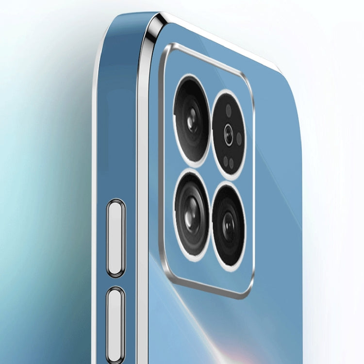 XINLI Straight Edge 6D Electroplate TPU Phone Case with Ring Holder, For Xiaomi 14, For Xiaomi Redmi Note 13 5G, For Xiaomi Redmi 13C 4G, For Xiaomi Redmi Note 13 Pro+, For Xiaomi Redmi Note 13 Pro, For Xiaomi Redmi K60 Ultra / Mi 13T
