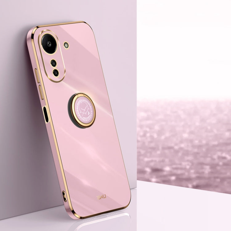 XINLI Straight Edge 6D Electroplate TPU Phone Case with Ring Holder, For Xiaomi 14, For Xiaomi Redmi Note 13 5G, For Xiaomi Redmi 13C 4G, For Xiaomi Redmi Note 13 Pro+, For Xiaomi Redmi Note 13 Pro, For Xiaomi Redmi K60 Ultra / Mi 13T