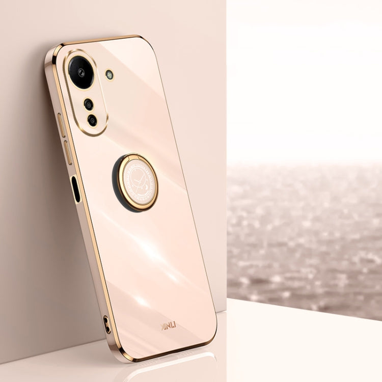 XINLI Straight Edge 6D Electroplate TPU Phone Case with Ring Holder, For Xiaomi 14, For Xiaomi Redmi Note 13 5G, For Xiaomi Redmi 13C 4G, For Xiaomi Redmi Note 13 Pro+, For Xiaomi Redmi Note 13 Pro, For Xiaomi Redmi K60 Ultra / Mi 13T
