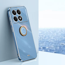 Load image into Gallery viewer, XINLI Straight Edge 6D Electroplate TPU Phone Case with Ring Holder, For Xiaomi Redmi Note 12R, For Xiaomi Redmi K70, For Xiaomi Redmi 12 4G, For Xiaomi Redmi Note 12S 4G, For Xiaomi Redmi Note 12 Pro 4G, For Xiaomi Redmi Note 12 Turbo