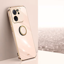 Load image into Gallery viewer, XINLI Straight Edge 6D Electroplate TPU Phone Case with Ring Holder, For Xiaomi 14, For Xiaomi Redmi Note 13 5G, For Xiaomi Redmi 13C 4G, For Xiaomi Redmi Note 13 Pro+, For Xiaomi Redmi Note 13 Pro, For Xiaomi Redmi K60 Ultra / Mi 13T