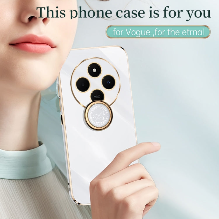 XINLI Straight Edge 6D Electroplate TPU Phone Case with Ring Holder, For Redmi 14C 4G, For Xiaomi Redmi Note 13 Pro 4G, For Xiaomi Redmi Note 13 4G, For Xiaomi Redmi 13C 5G, For Xiaomi Redmi K70E, For Xiaomi 14 Pro