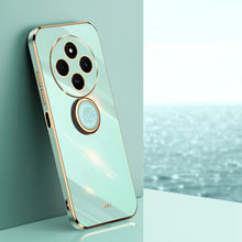 Load image into Gallery viewer, XINLI Straight Edge 6D Electroplate TPU Phone Case with Ring Holder, For Redmi 14C 4G, For Xiaomi Redmi Note 13 Pro 4G, For Xiaomi Redmi Note 13 4G, For Xiaomi Redmi 13C 5G, For Xiaomi Redmi K70E, For Xiaomi 14 Pro