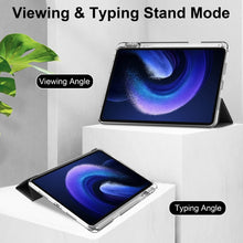Load image into Gallery viewer, 3-fold Clear TPU Smart Leather Tablet Case, For Xiaomi Pad 6 / 6 Pro