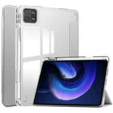 Load image into Gallery viewer, 3-fold Clear TPU Smart Leather Tablet Case, For Xiaomi Pad 6 / 6 Pro