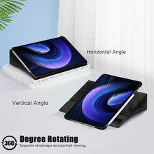 Load image into Gallery viewer, 360 Rotation Stand Smart Leather Tablet Case, For Xiaomi Pad 6 / 6 Pro