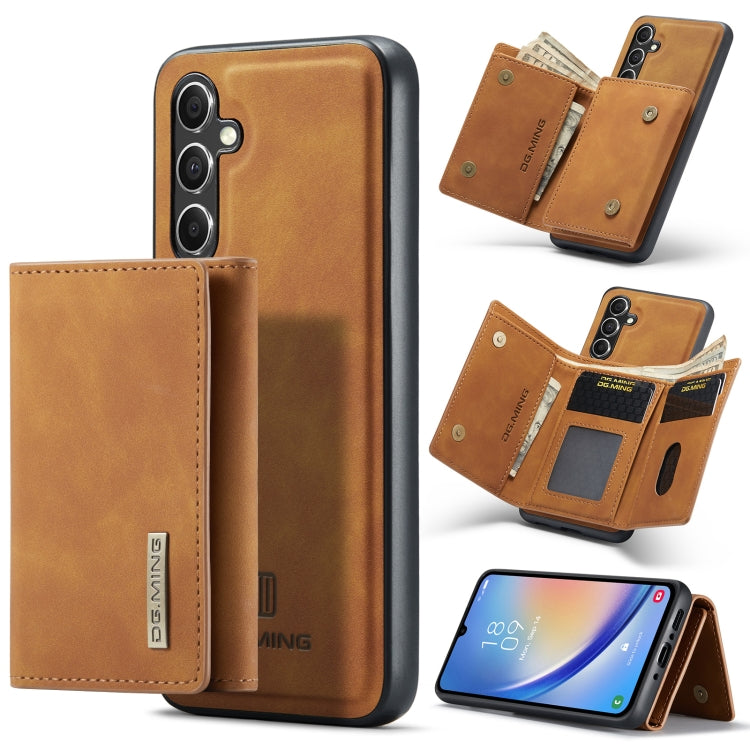 DG.MING M1 Series 3-Fold Multi Card Wallet + Magnetic Phone Case