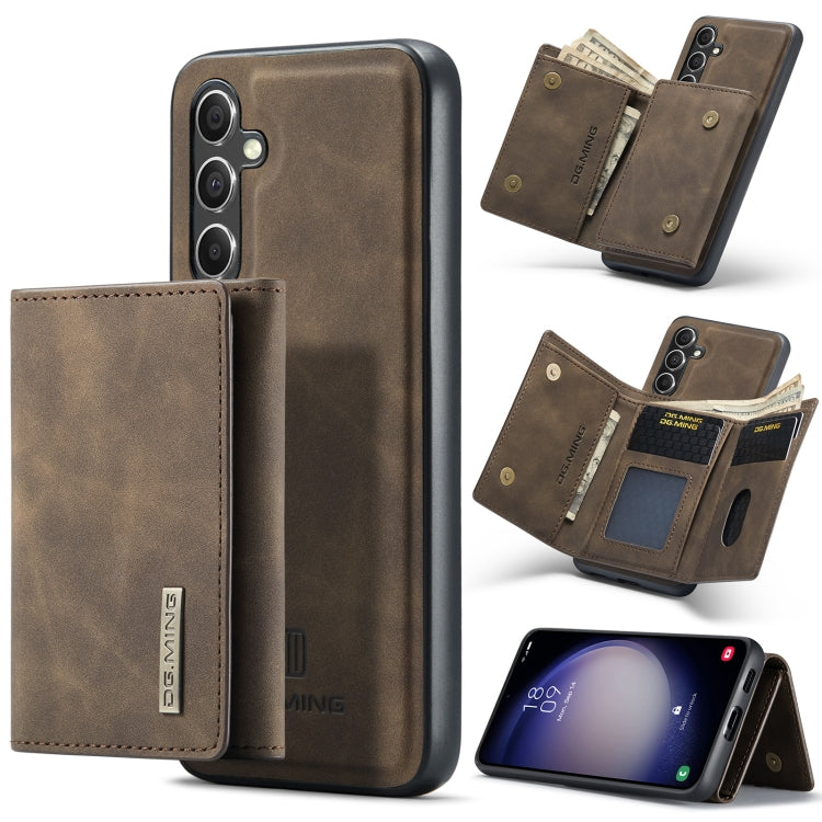 DG.MING M1 Series 3-Fold Multi Card Wallet + Magnetic Phone Case