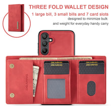 Load image into Gallery viewer, DG.MING M1 Series 3-Fold Multi Card Wallet + Magnetic Phone Case