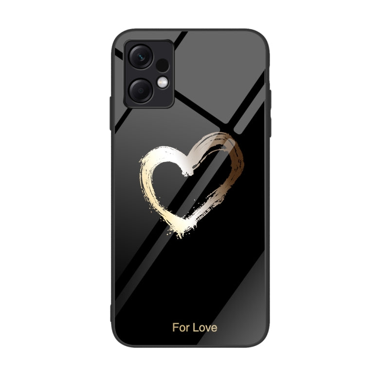 Colorful Painted Glass Phone Case, For Xiaomi Redmi Note 12 4G Global, For Xiaomi Redmi Note 12 Turbo