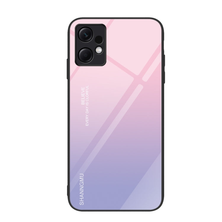 Colorful Painted Glass Phone Case, For Xiaomi Redmi Note 12 4G Global, For Xiaomi Redmi Note 12 Turbo