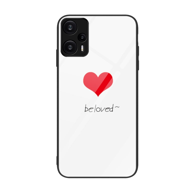 Colorful Painted Glass Phone Case, For Xiaomi Redmi Note 12 4G Global, For Xiaomi Redmi Note 12 Turbo